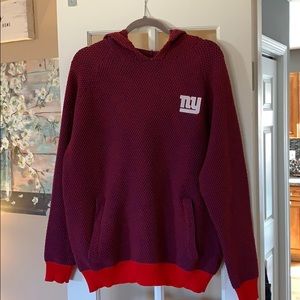 New York Giants Hoodie Sweatshirt, Size: Medium